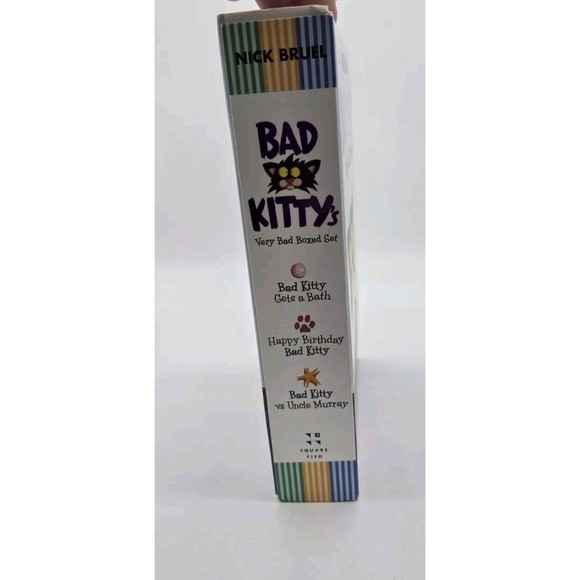 Bad Kittys Very Bad Boxed Set 3 Books Poster Gets A Bath Happy Birthday Vs Uncle - Picture 5 of 14